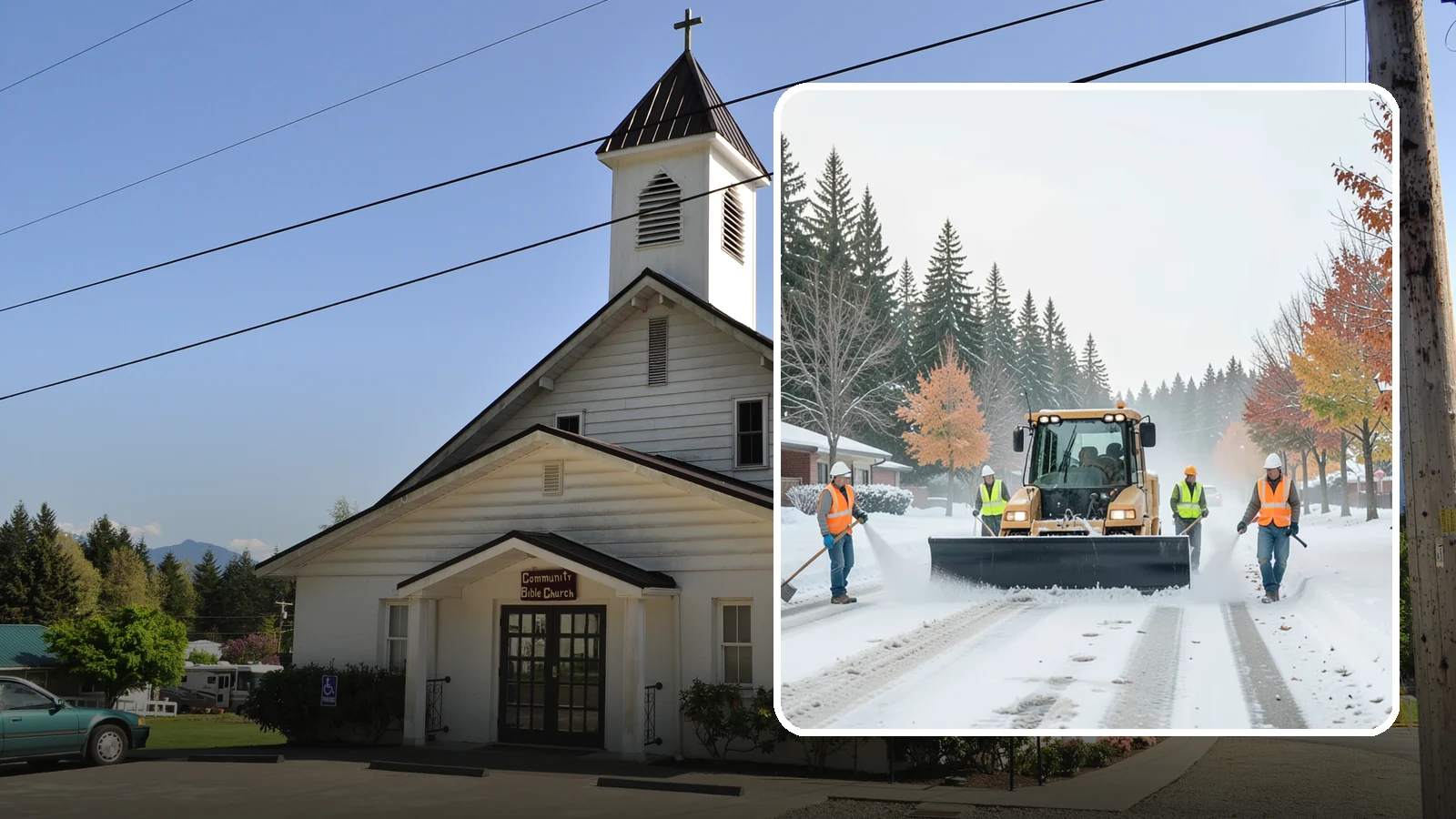 Snow Plowing in Concrete, Skagit County, WA - Priority-route snow plowing for municipal roads, lots, and public facilities to keep your community moving during storms.