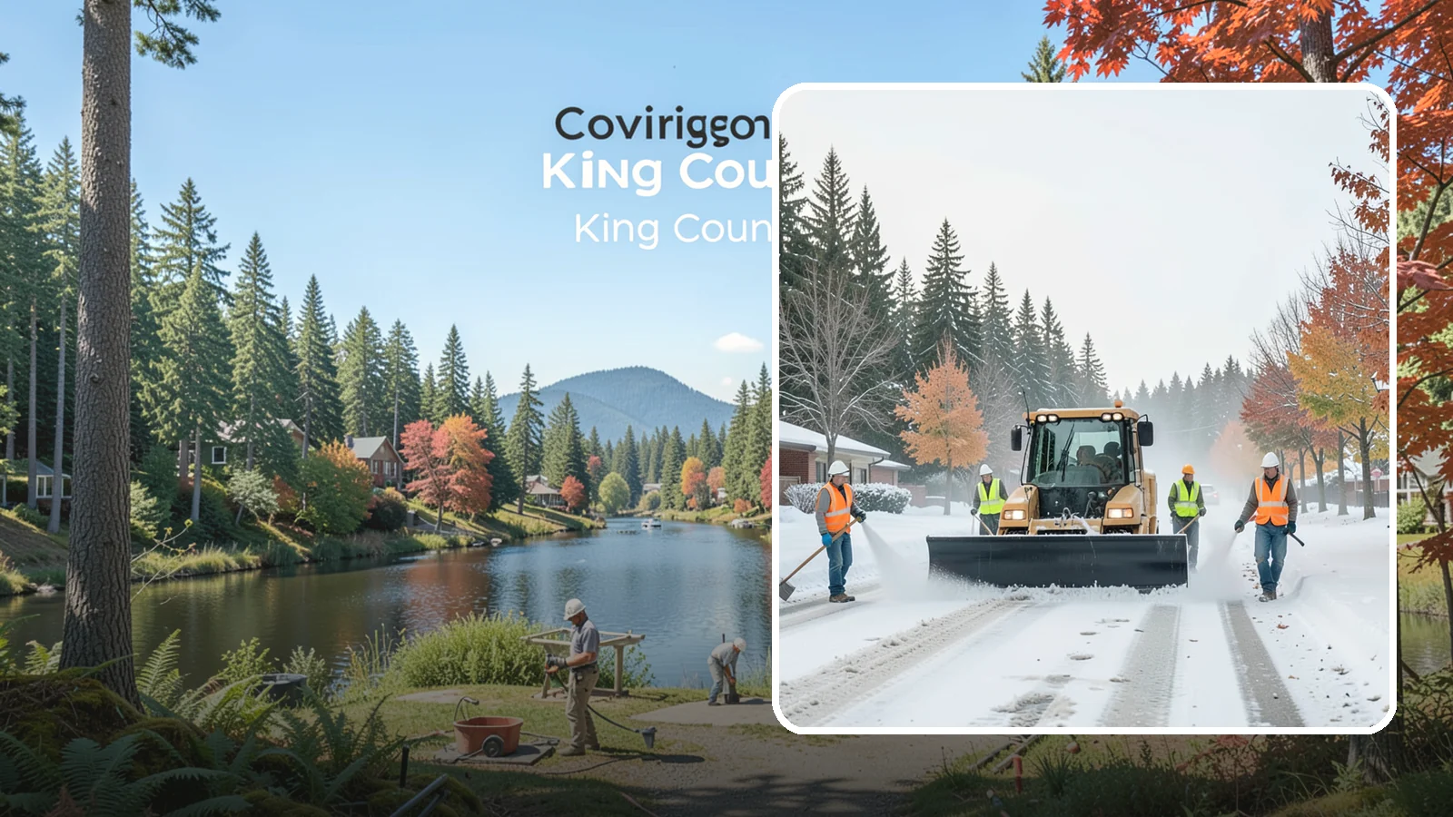 Snow Plowing in Covington, King County, WA - Priority-route snow plowing for municipal roads, lots, and public facilities to keep your community moving during storms.