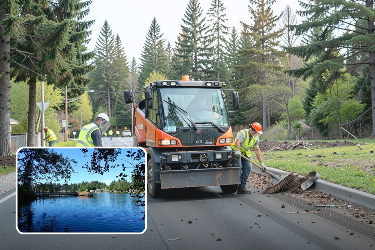Snow Plowing in Federal Way, King County, WA - Priority-route plans keep emergency and arterial access open