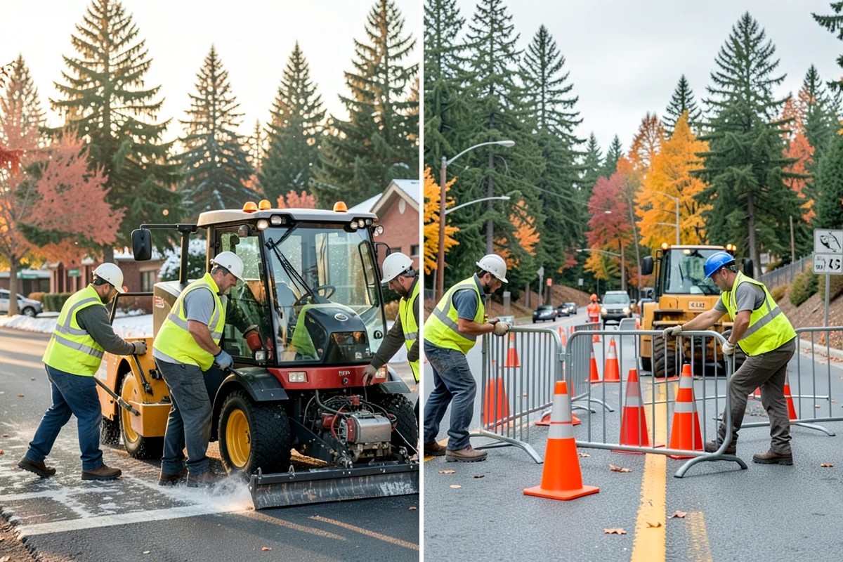 Snow Plowing in Fircrest, Pierce County, WA - Establish priority routes and a snow plan with public-works staff