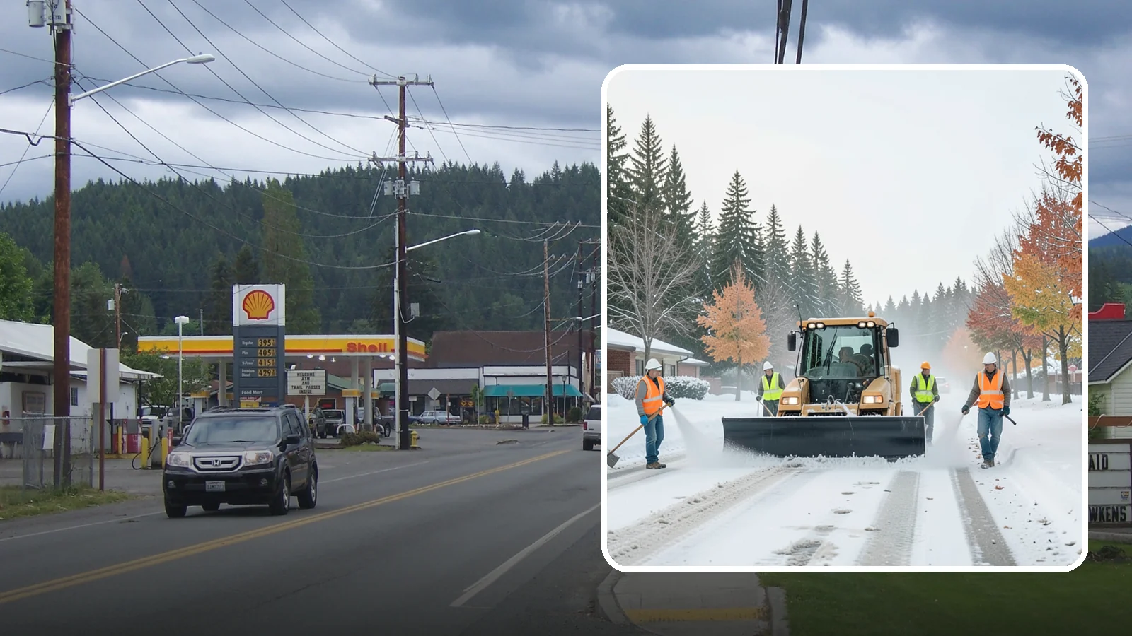Snow Plowing in Granite Falls, Snohomish County, WA - Priority-route snow plowing for municipal roads, lots, and public facilities to keep your community moving during storms.