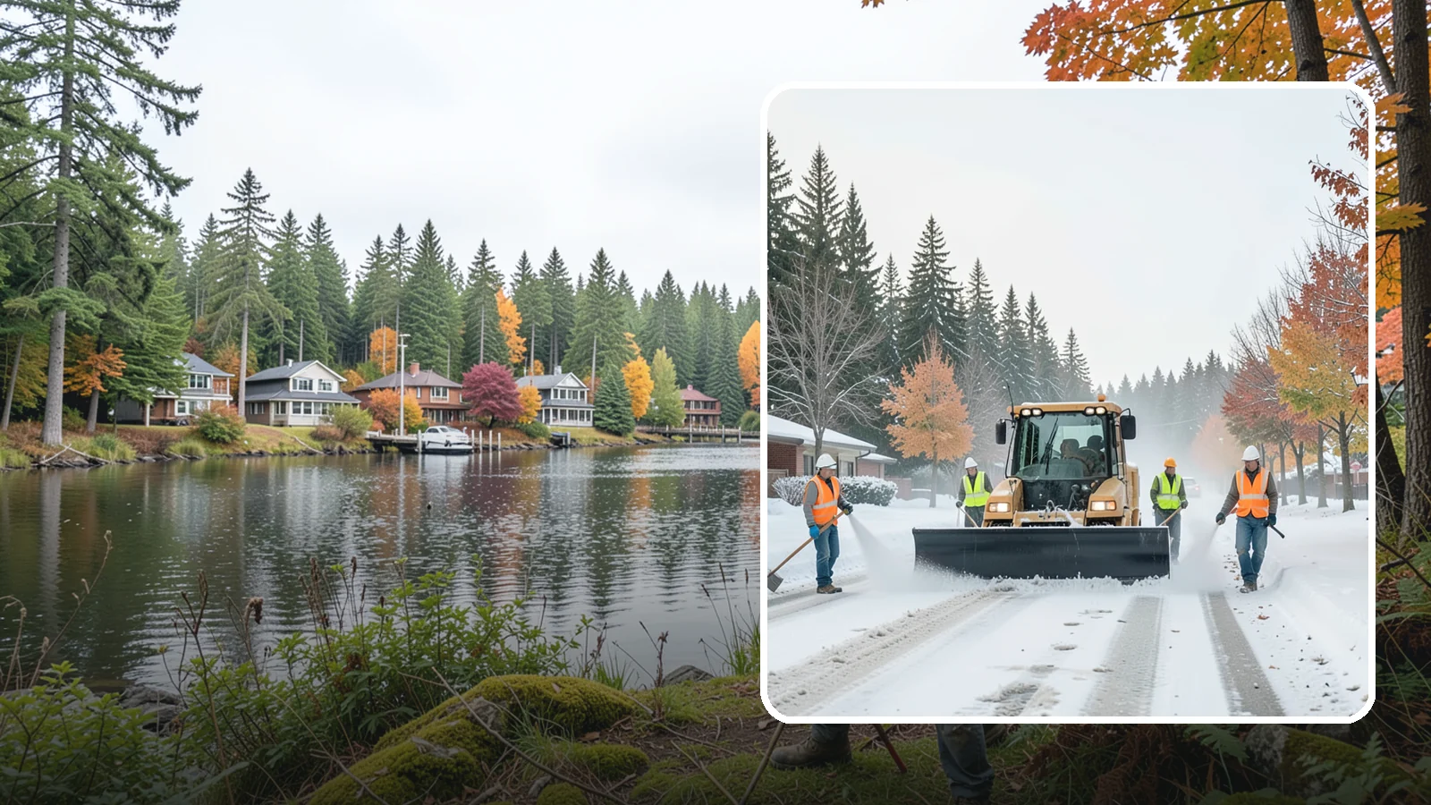 Snow Plowing in La Conner, Skagit County, WA - Priority-route snow plowing for municipal roads, lots, and public facilities to keep your community moving during storms.