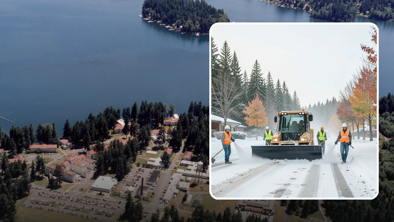 Snow Plowing in Lakewood, Pierce County, WA - Priority-route snow plowing for municipal roads, lots, and public facilities to keep your community moving during storms.