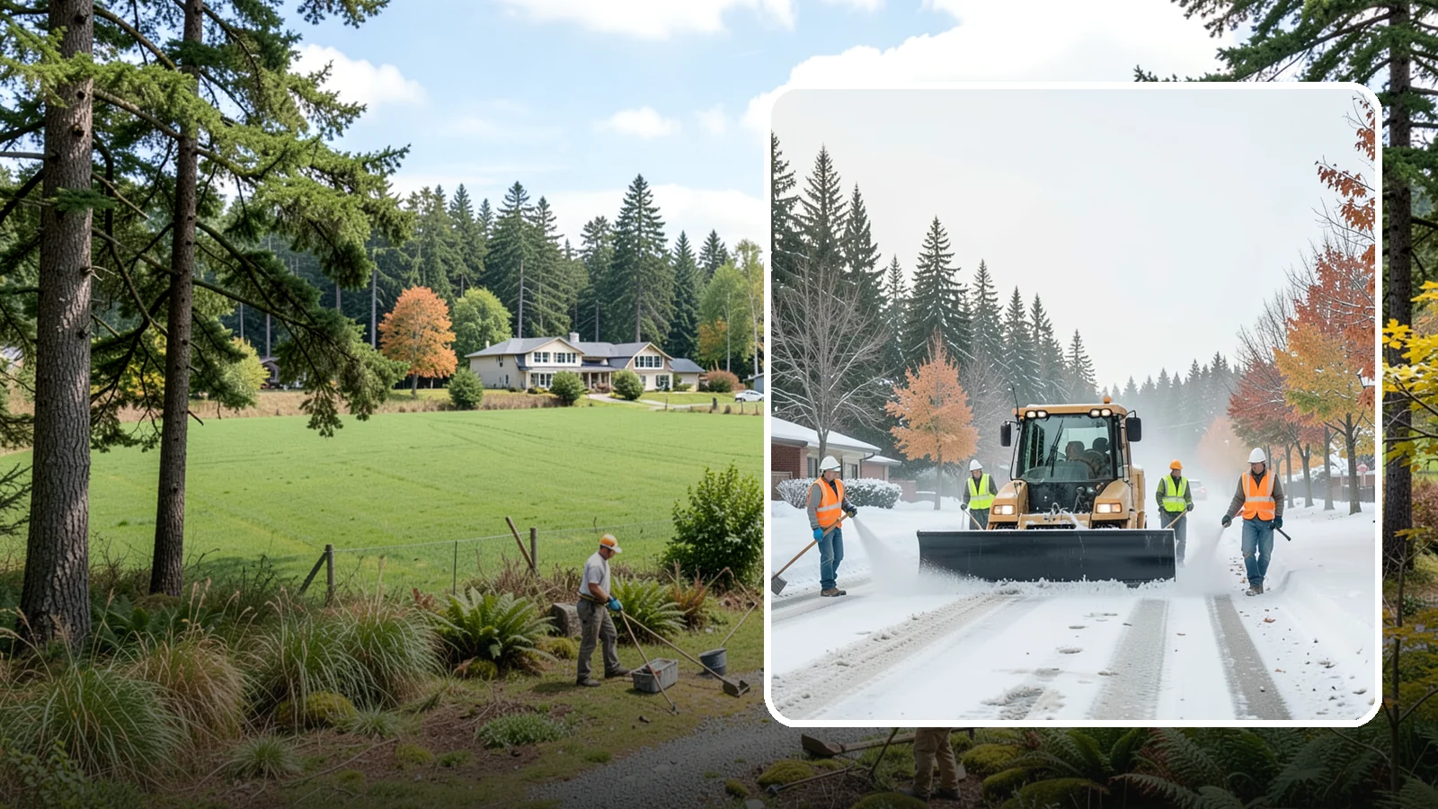 Snow Plowing in Lyman, Skagit County, WA - Priority-route snow plowing for municipal roads, lots, and public facilities to keep your community moving during storms.