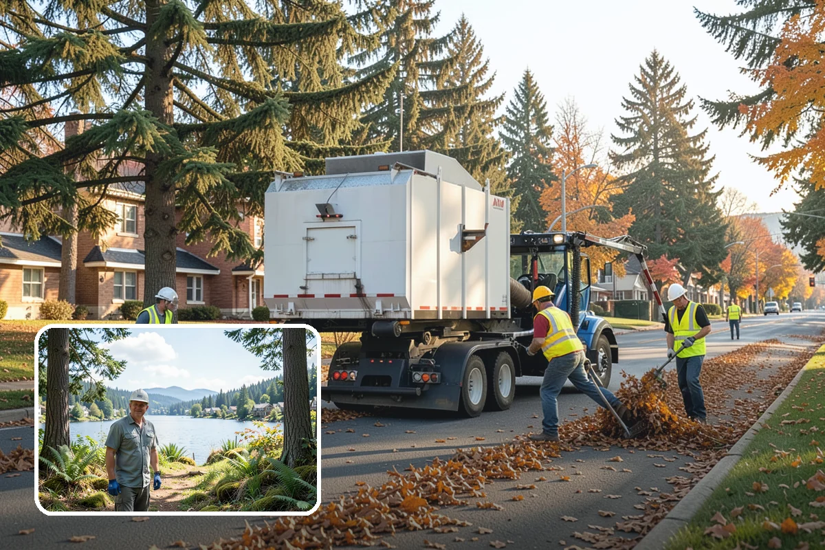 Snow Plowing in Milton, King County, WA - Priority-route plans keep emergency and arterial access open
