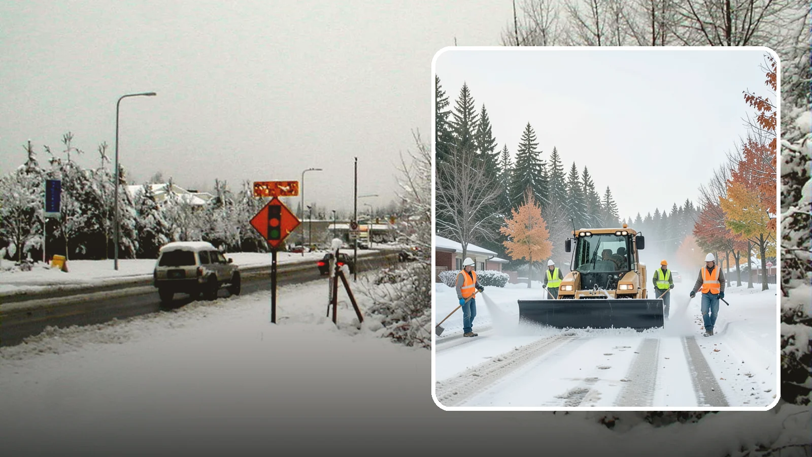Snow Plowing in Newcastle, King County, WA - Priority-route snow plowing for municipal roads, lots, and public facilities to keep your community moving during storms.