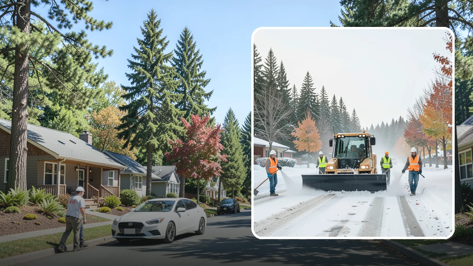Snow Plowing in Orting, Pierce County, WA - Priority-route snow plowing for municipal roads, lots, and public facilities to keep your community moving during storms.