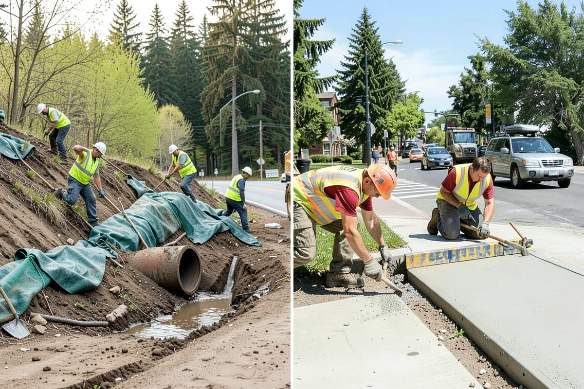 Snow Plowing in Puyallup, Pierce County, WA - Establish priority routes and a snow plan with public-works staff