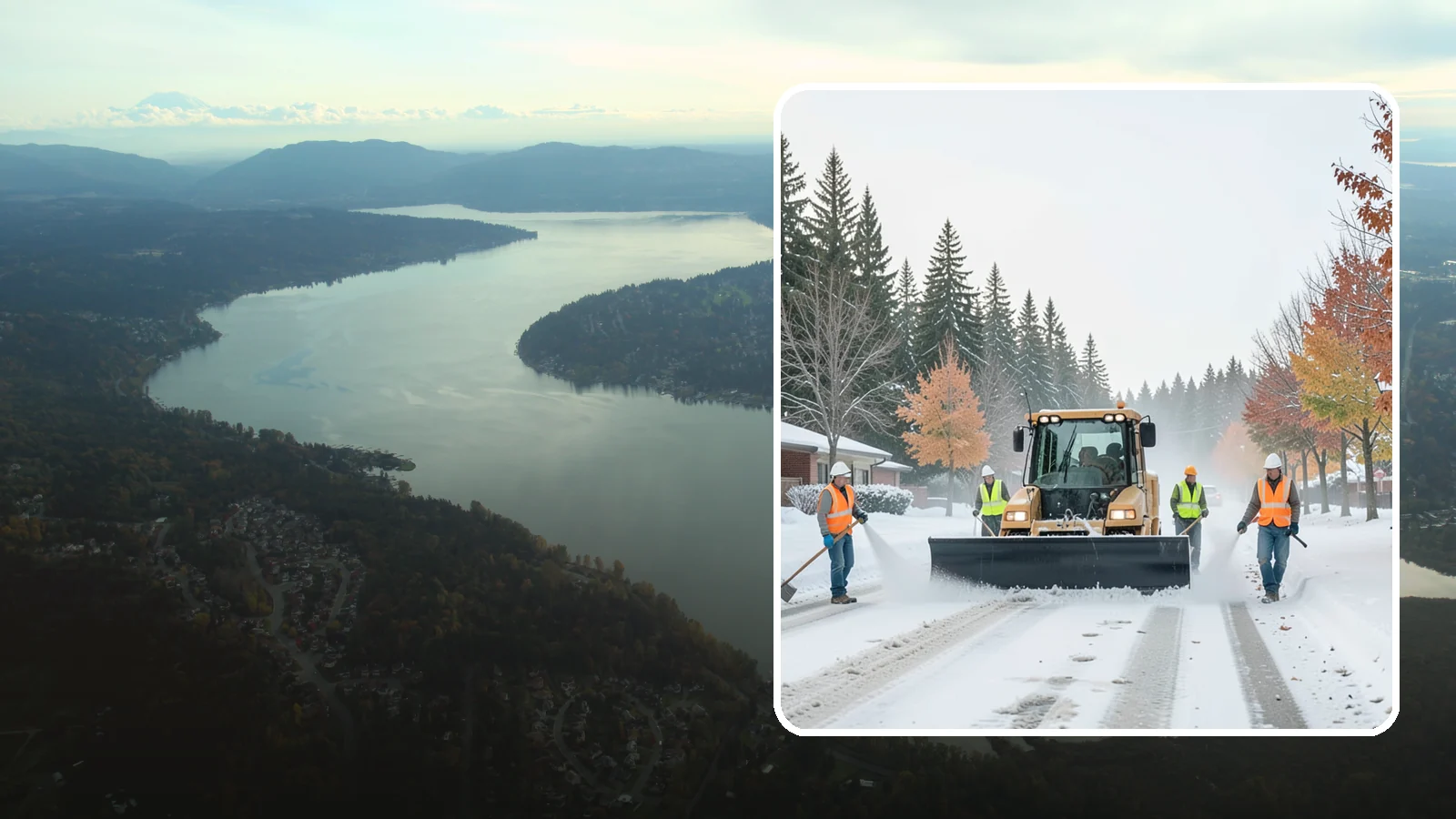 Snow Plowing in Sammamish, King County, WA - Priority-route snow plowing for municipal roads, lots, and public facilities to keep your community moving during storms.