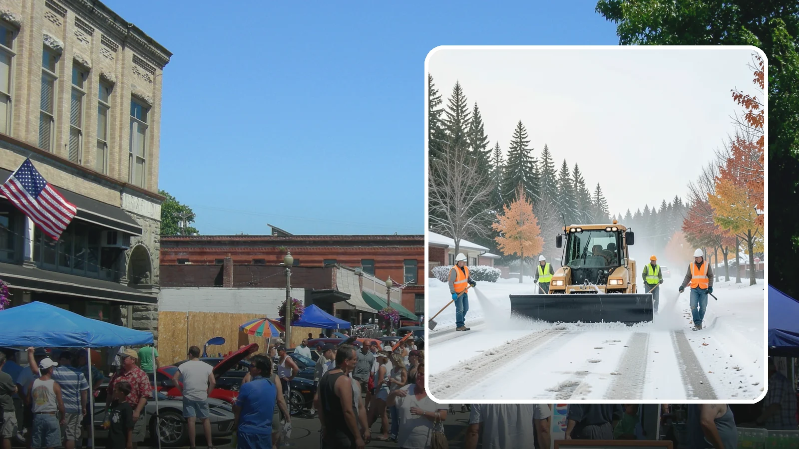 Snow Plowing in Snohomish, Snohomish County, WA - Priority-route snow plowing for municipal roads, lots, and public facilities to keep your community moving during storms.