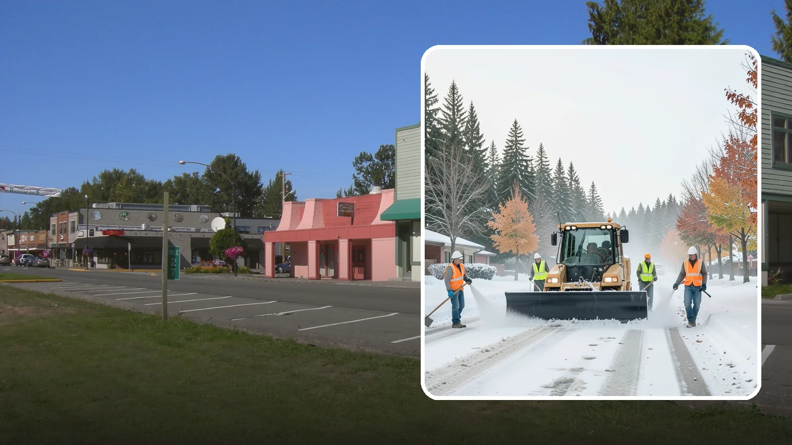 Snow Plowing in Snoqualmie, King County, WA - Priority-route snow plowing for municipal roads, lots, and public facilities to keep your community moving during storms.