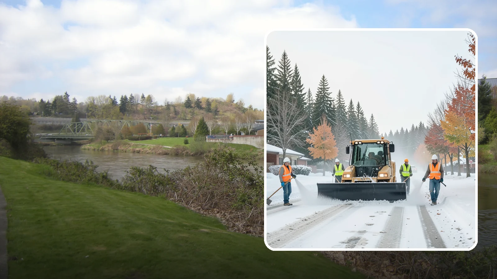 Snow Plowing in Tukwila, King County, WA - Priority-route snow plowing for municipal roads, lots, and public facilities to keep your community moving during storms.