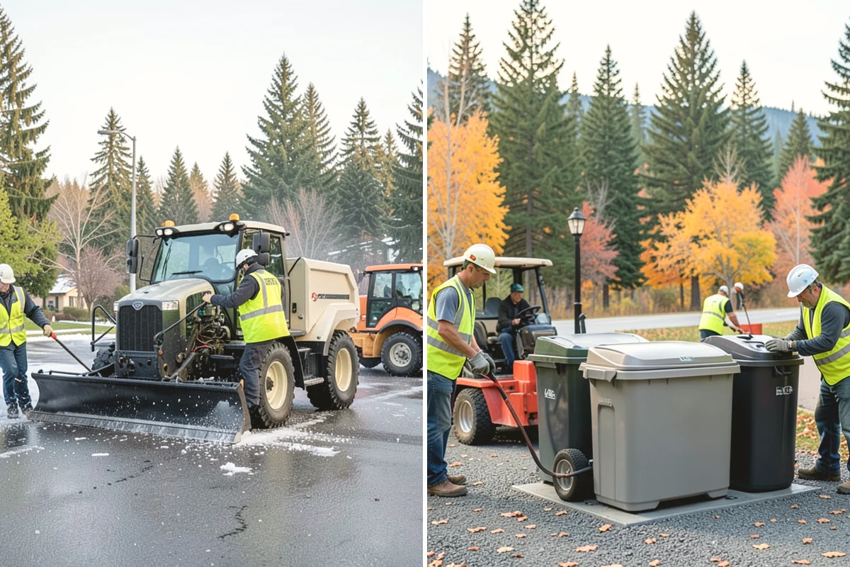 Snow Plowing in Tukwila, King County, WA - Establish priority routes and a snow plan with public-works staff