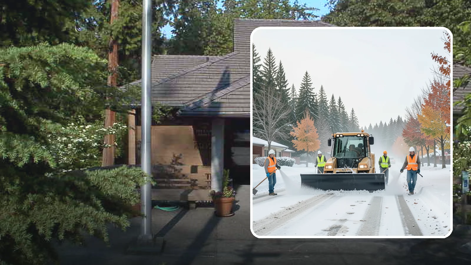 Snow Plowing in Yarrow Point, King County, WA - Priority-route snow plowing for municipal roads, lots, and public facilities to keep your community moving during storms.