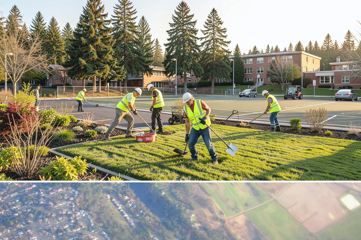 Snow Route Management in Algona, King County, WA - Planned before winter and executed on each event through the season.