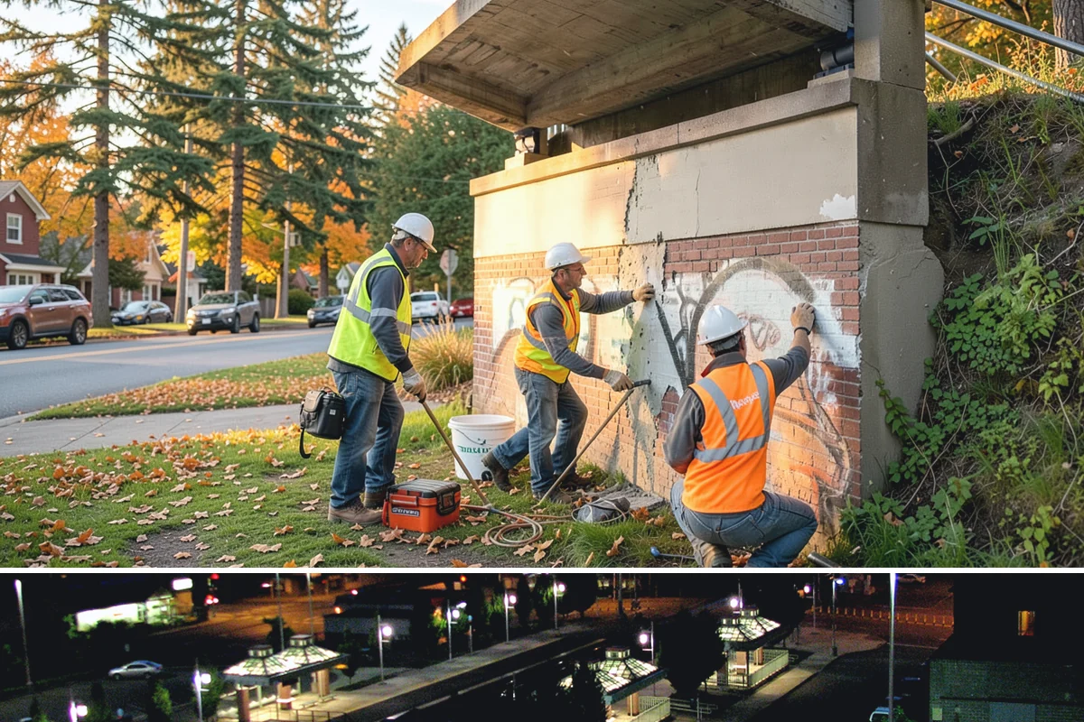Snow Route Management in Auburn, King County, WA - Planned before winter and executed on each event through the season.