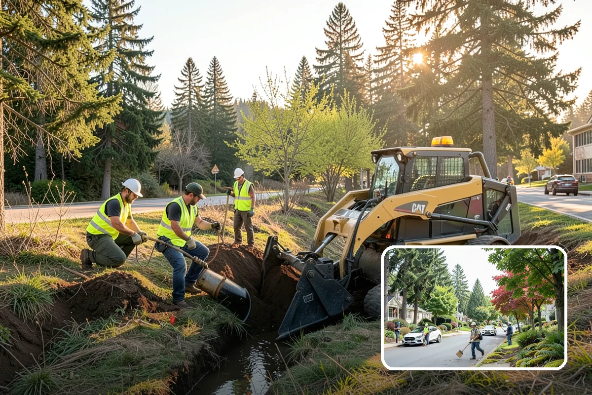 Snow Route Management in Beaux Arts Village, King County, WA - Critical corridors cleared first