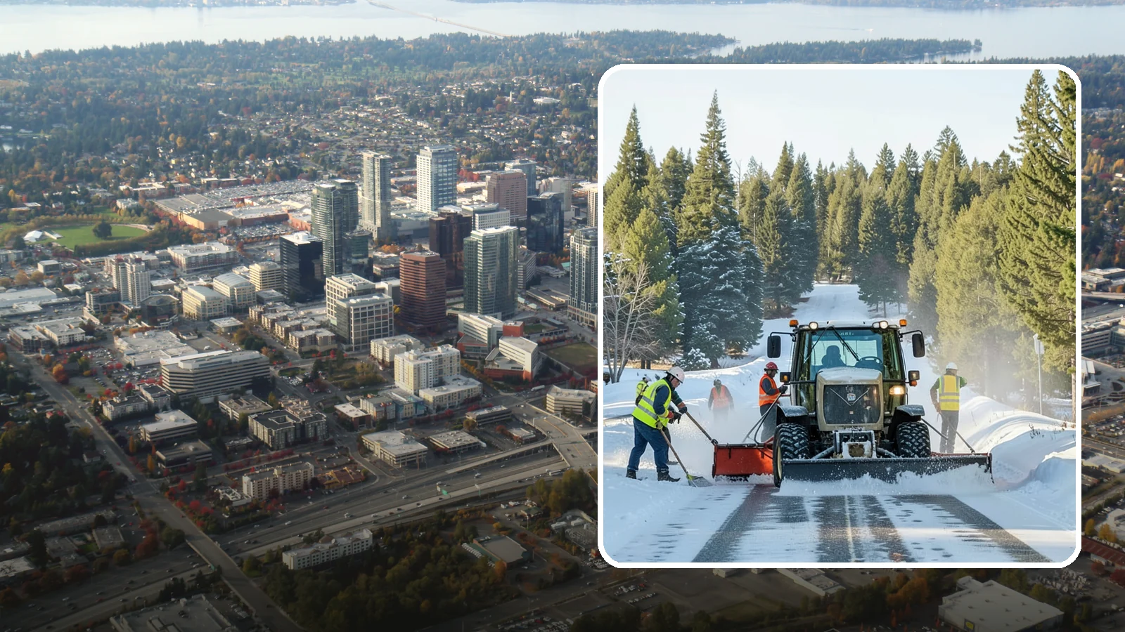 Snow Route Management in Bellevue, King County, WA - Planned, prioritized snow and ice routes that keep an agency's critical corridors and facilities clear.