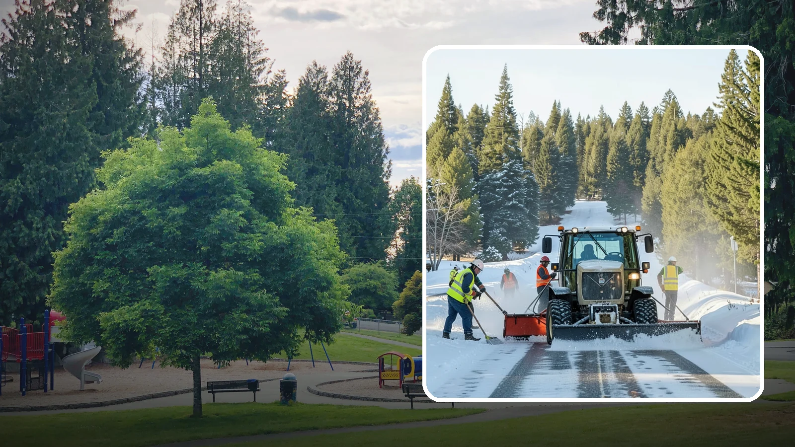 Snow Route Management in Bonney Lake, Pierce County, WA - Planned, prioritized snow and ice routes that keep an agency's critical corridors and facilities clear.