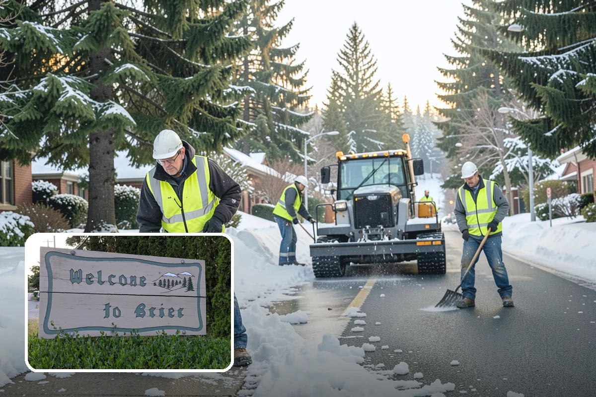 Snow Route Management in Brier, Snohomish County, WA - Critical corridors cleared first
