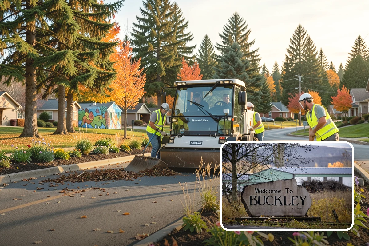 Snow Route Management in Buckley, Pierce County, WA - Critical corridors cleared first