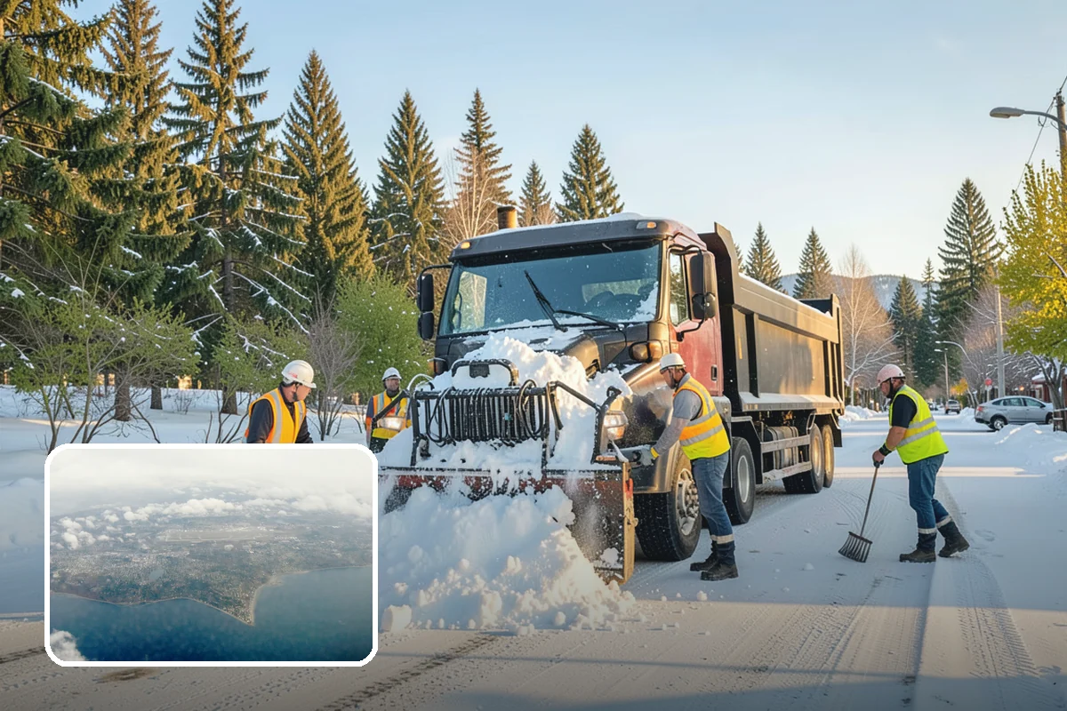 Snow Route Management in Burien, King County, WA - Critical corridors cleared first