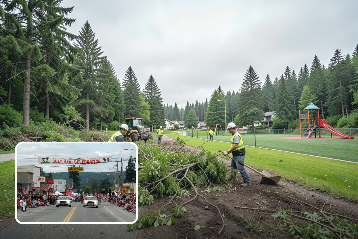 Snow Route Management in Carnation, King County, WA - Critical corridors cleared first
