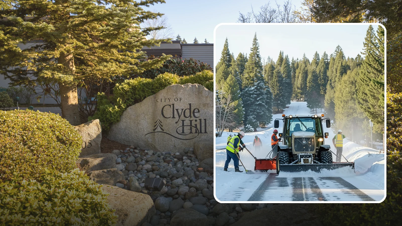 Snow Route Management in Clyde Hill, King County, WA - Planned, prioritized snow and ice routes that keep an agency's critical corridors and facilities clear.