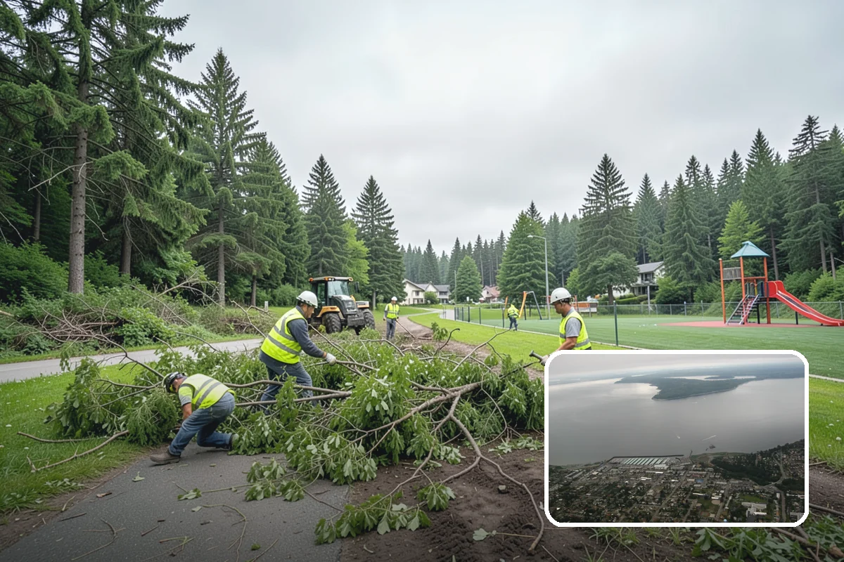 Snow Route Management in Des Moines, King County, WA - Critical corridors cleared first