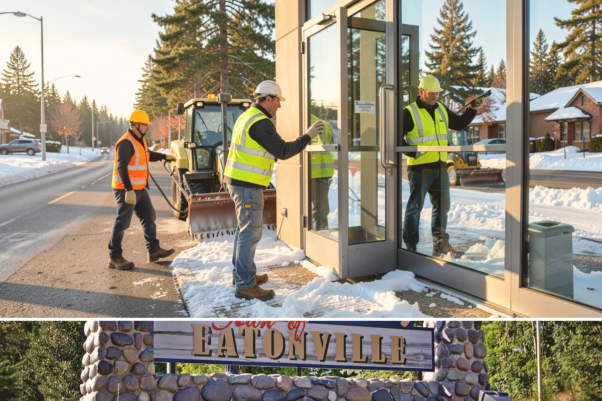 Snow Route Management in Eatonville, Pierce County, WA - Planned before winter and executed on each event through the season.
