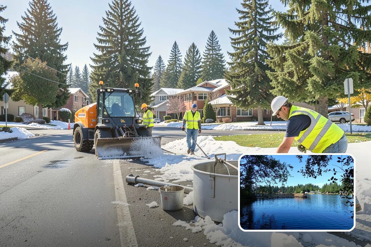 Snow Route Management in Federal Way, King County, WA - Critical corridors cleared first
