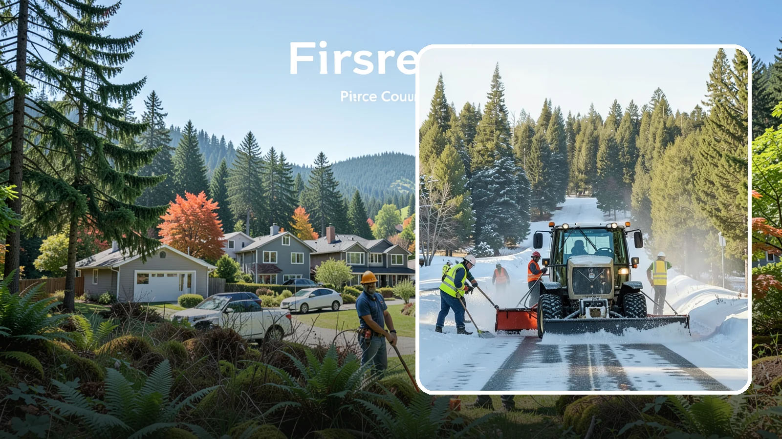 Snow Route Management in Fircrest, Pierce County, WA - Planned, prioritized snow and ice routes that keep an agency's critical corridors and facilities clear.