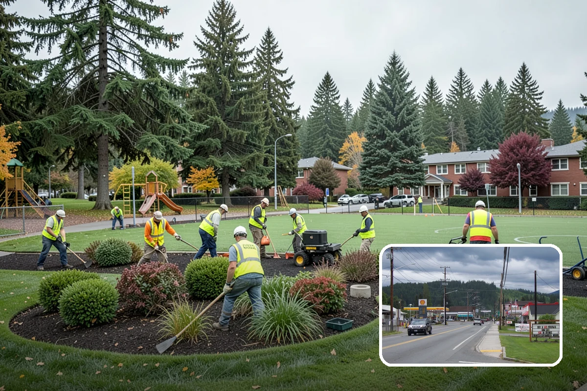Snow Route Management in Granite Falls, Snohomish County, WA - Critical corridors cleared first