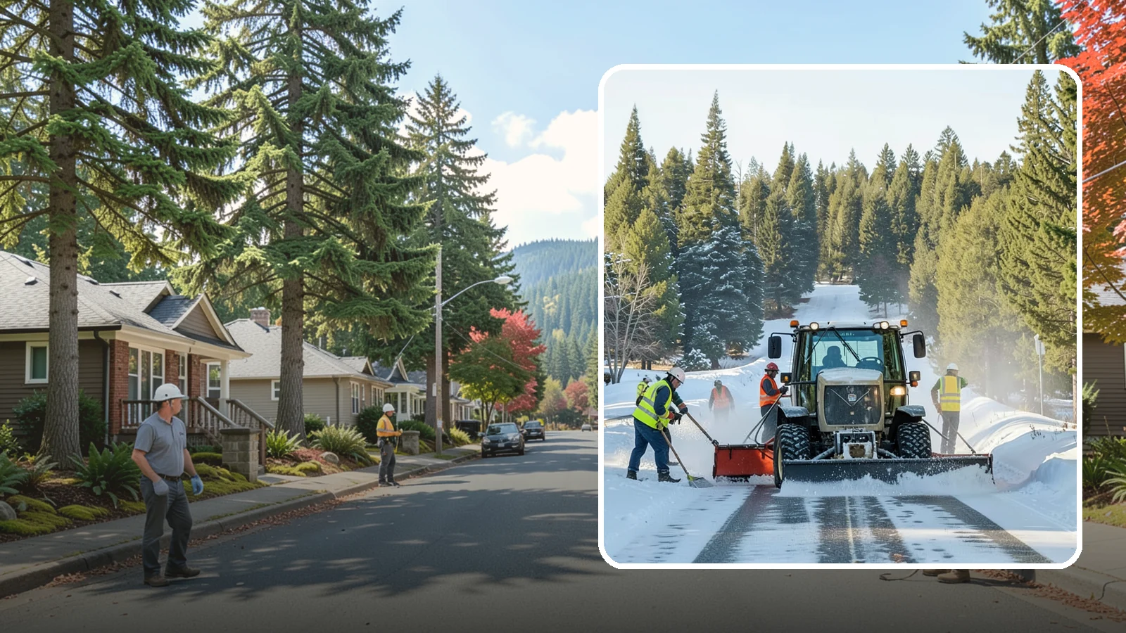 Snow Route Management in Hunts Point, King County, WA - Planned, prioritized snow and ice routes that keep an agency's critical corridors and facilities clear.