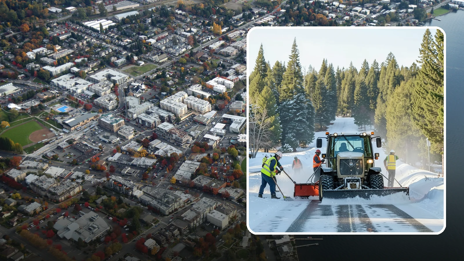 Snow Route Management in Kirkland, King County, WA - Planned, prioritized snow and ice routes that keep an agency's critical corridors and facilities clear.