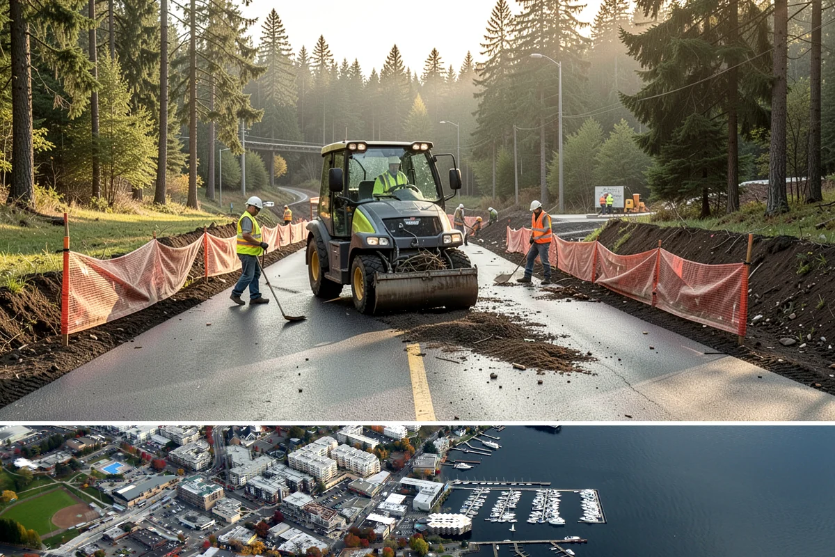 Snow Route Management in Kirkland, King County, WA - Planned before winter and executed on each event through the season.