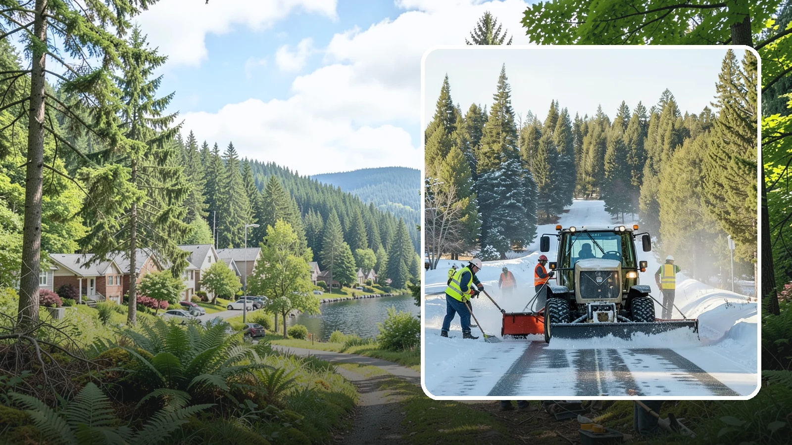 Snow Route Management in Lake Forest Park, King County, WA - Planned, prioritized snow and ice routes that keep an agency's critical corridors and facilities clear.