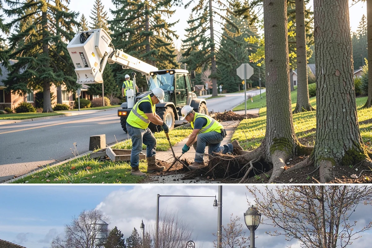 Snow Route Management in Marysville, Snohomish County, WA - Planned before winter and executed on each event through the season.