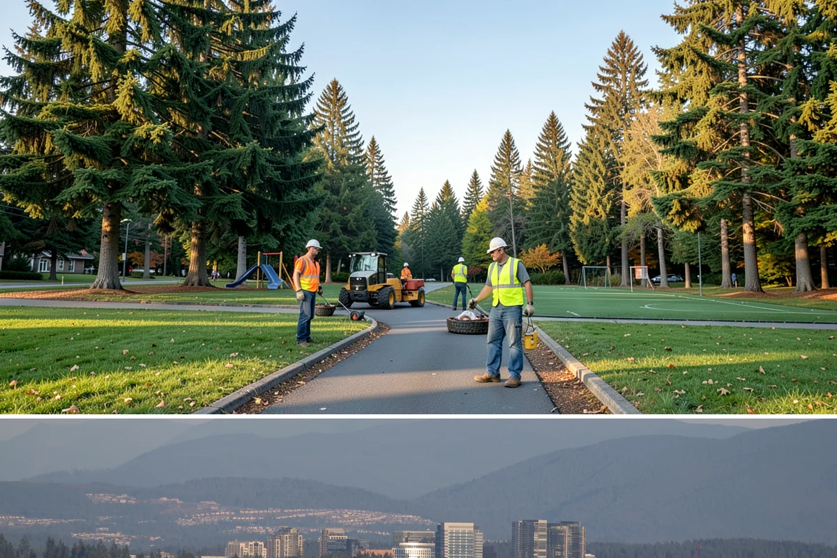 Snow Route Management in Medina, King County, WA - Planned before winter and executed on each event through the season.