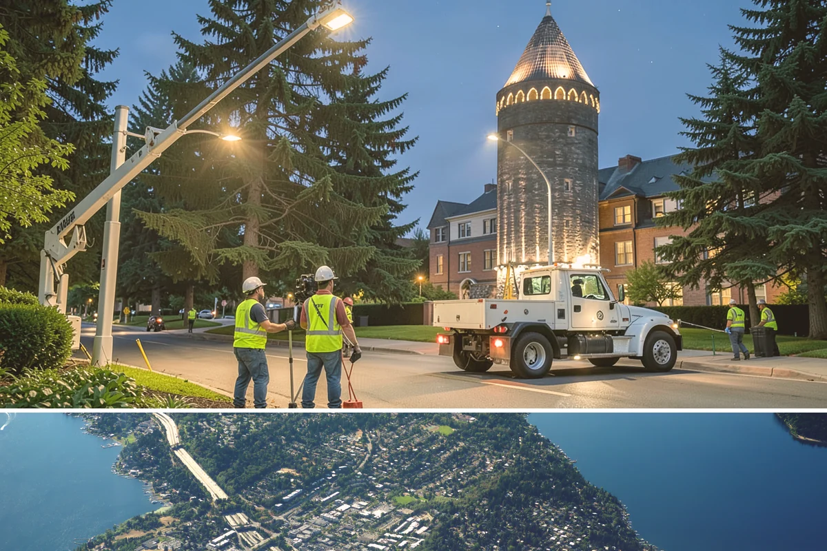 Snow Route Management in Mercer Island, King County, WA - Planned before winter and executed on each event through the season.