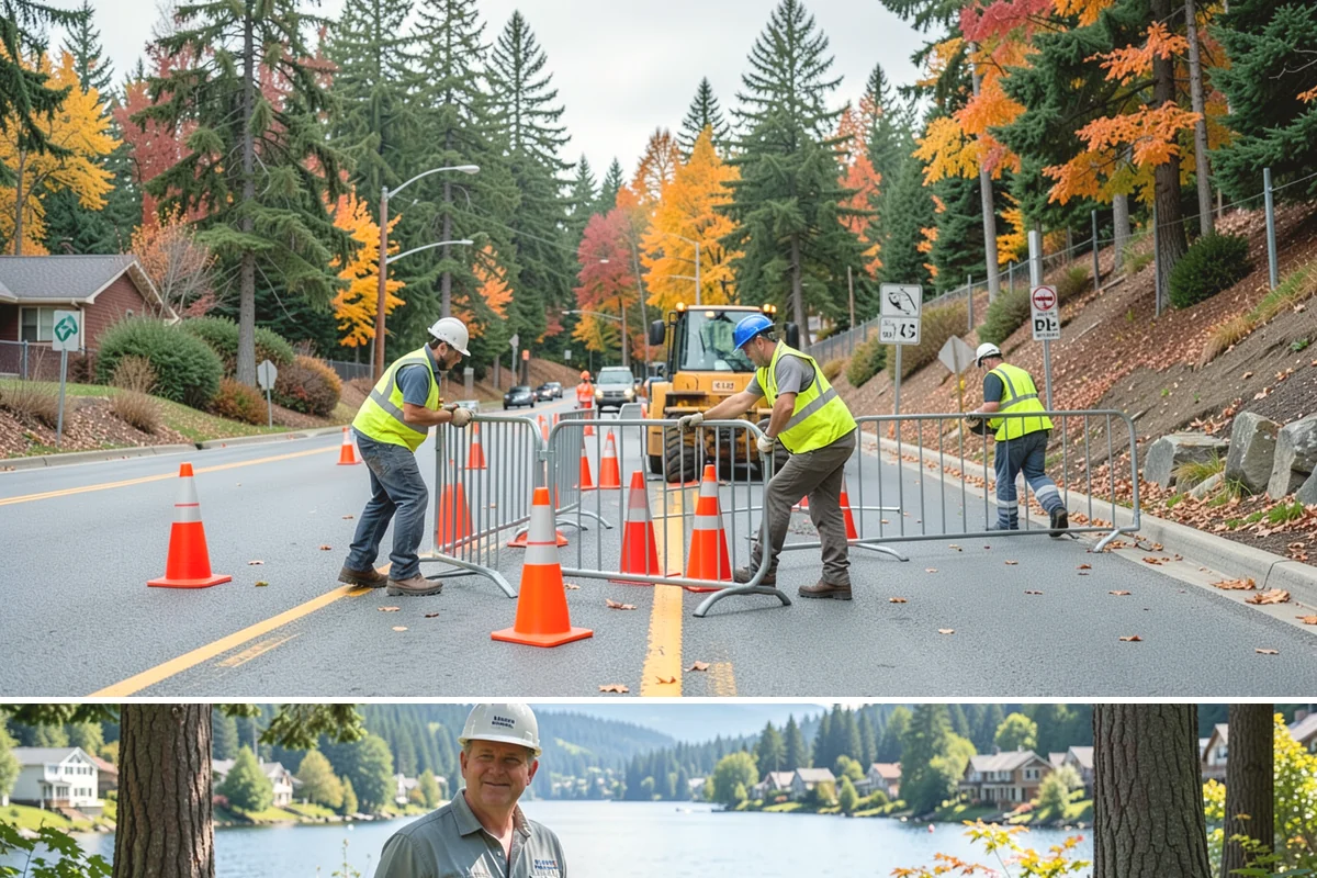Snow Route Management in Milton, King County, WA - Planned before winter and executed on each event through the season.