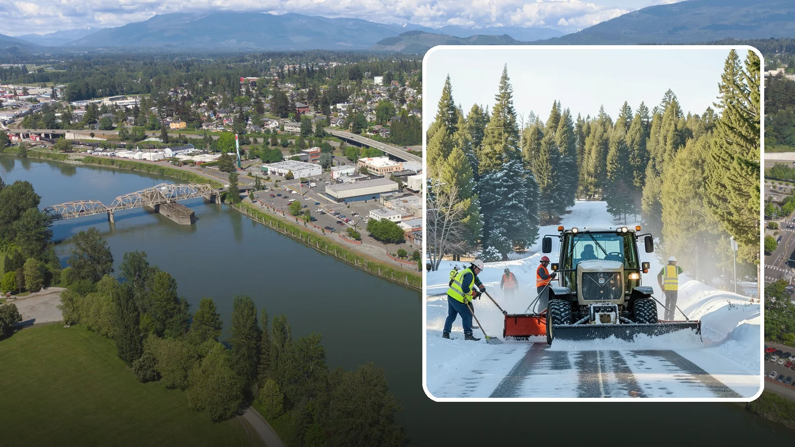 Snow Route Management in Mount Vernon, Skagit County, WA - Planned, prioritized snow and ice routes that keep an agency's critical corridors and facilities clear.