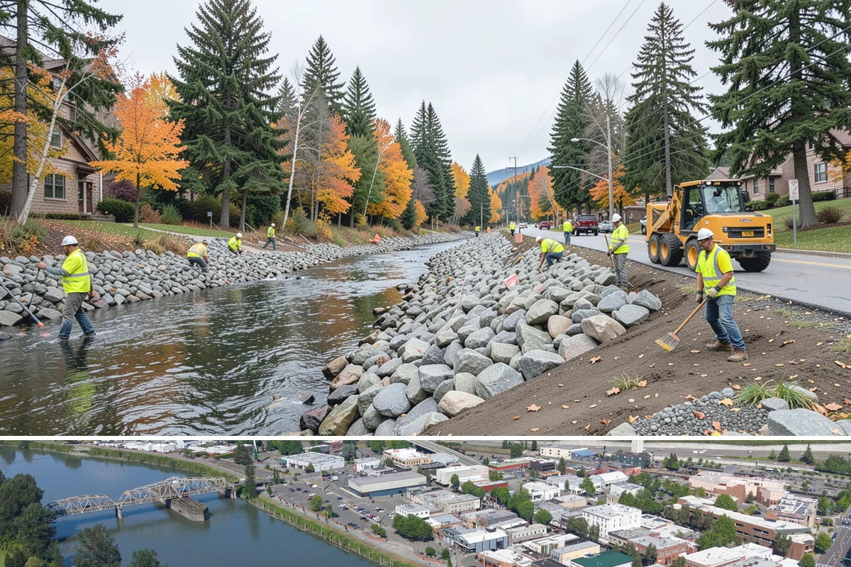 Snow Route Management in Mount Vernon, Skagit County, WA - Planned before winter and executed on each event through the season.