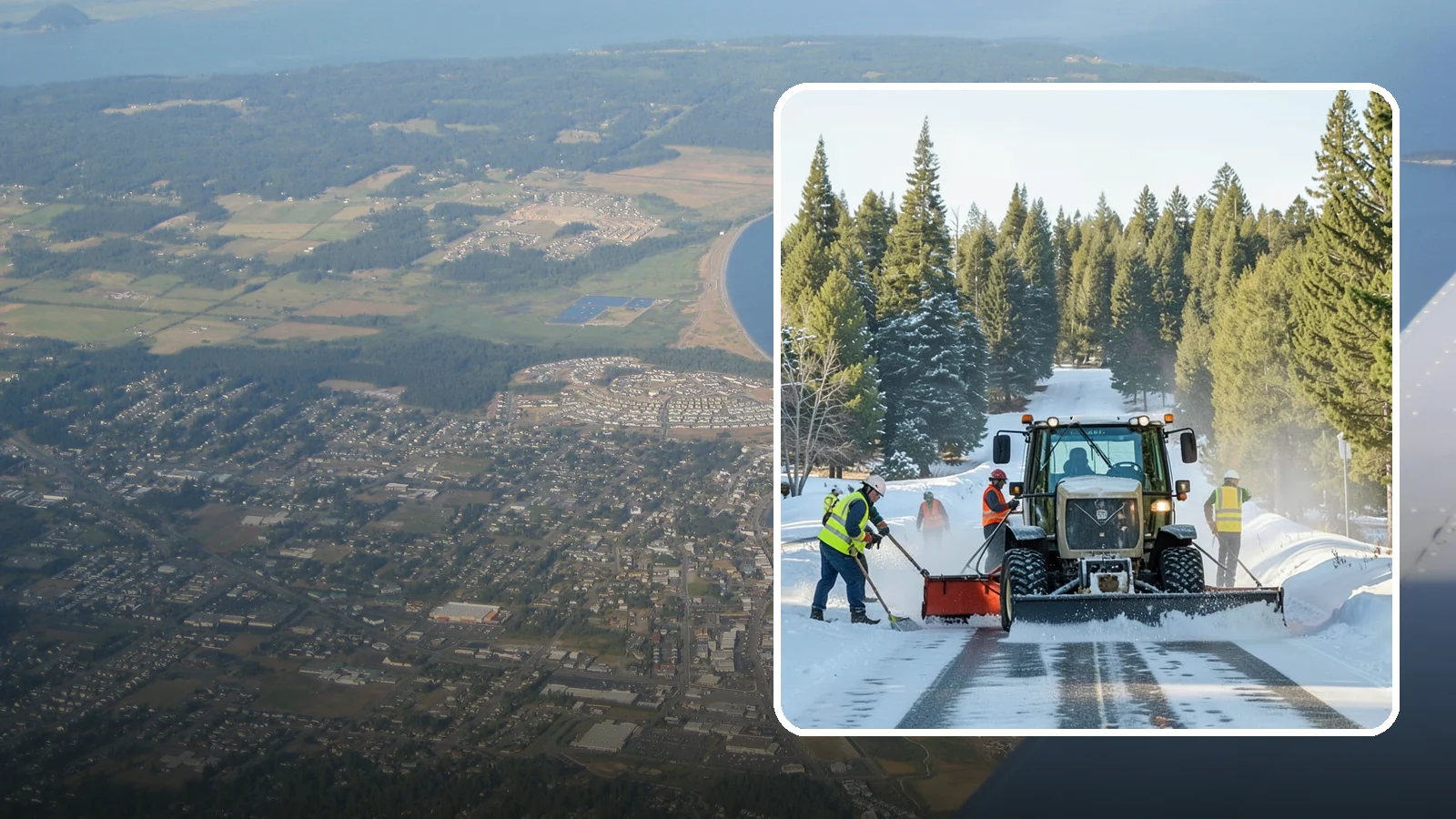Snow Route Management in Oak Harbor, Island County, WA - Planned, prioritized snow and ice routes that keep an agency's critical corridors and facilities clear.