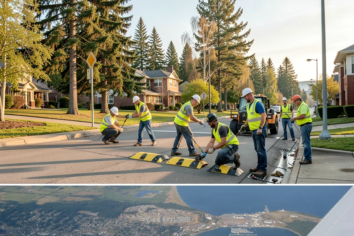 Snow Route Management in Oak Harbor, Island County, WA - Planned before winter and executed on each event through the season.