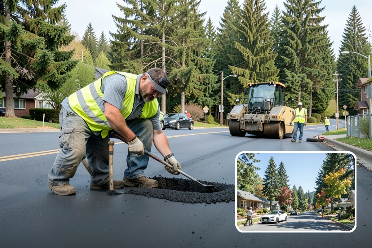 Snow Route Management in Orting, Pierce County, WA - Critical corridors cleared first