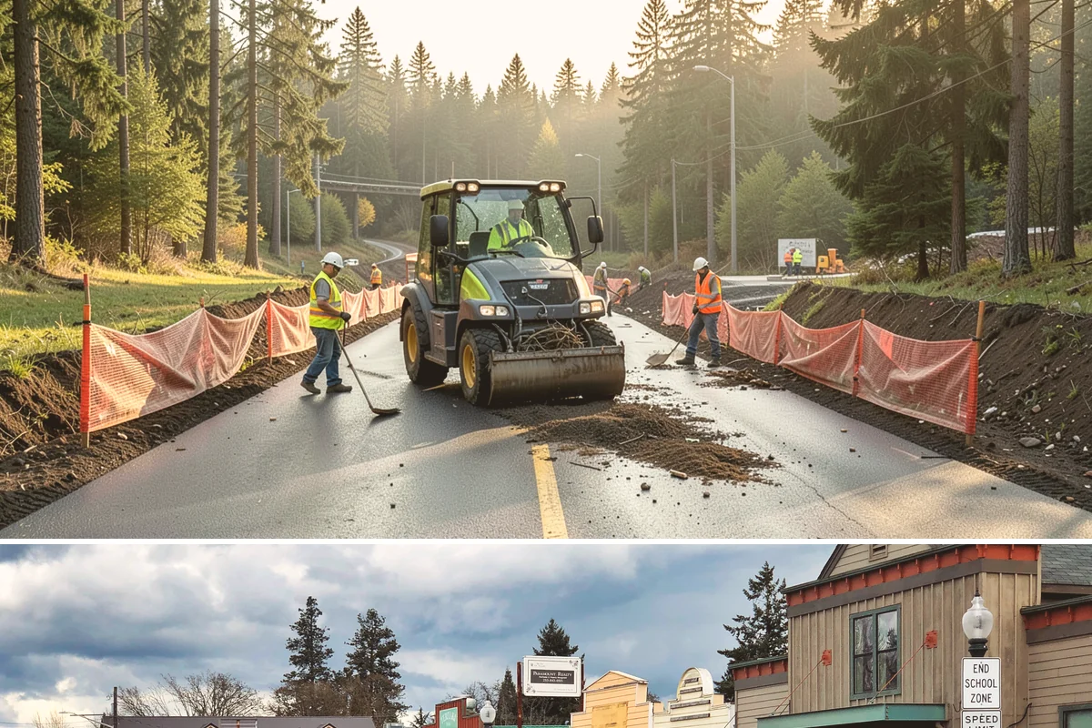 Snow Route Management in Roy, Pierce County, WA - Planned before winter and executed on each event through the season.