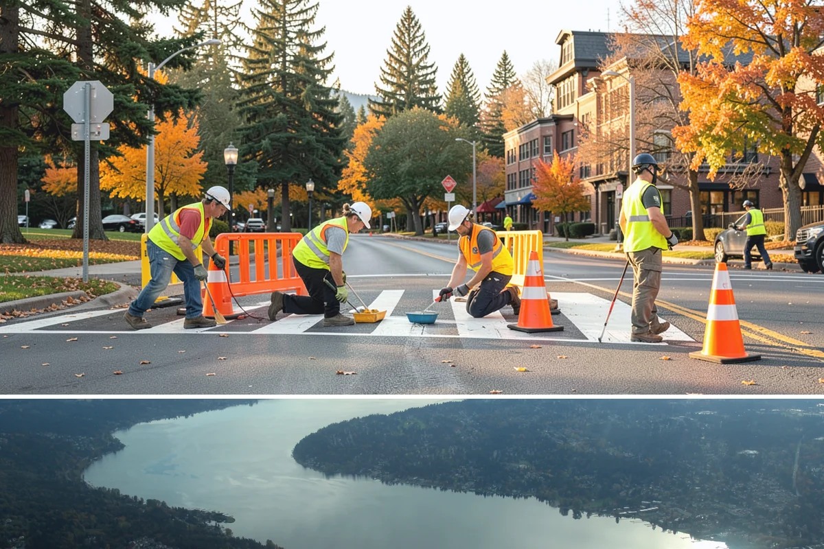 Snow Route Management in Sammamish, King County, WA - Planned before winter and executed on each event through the season.