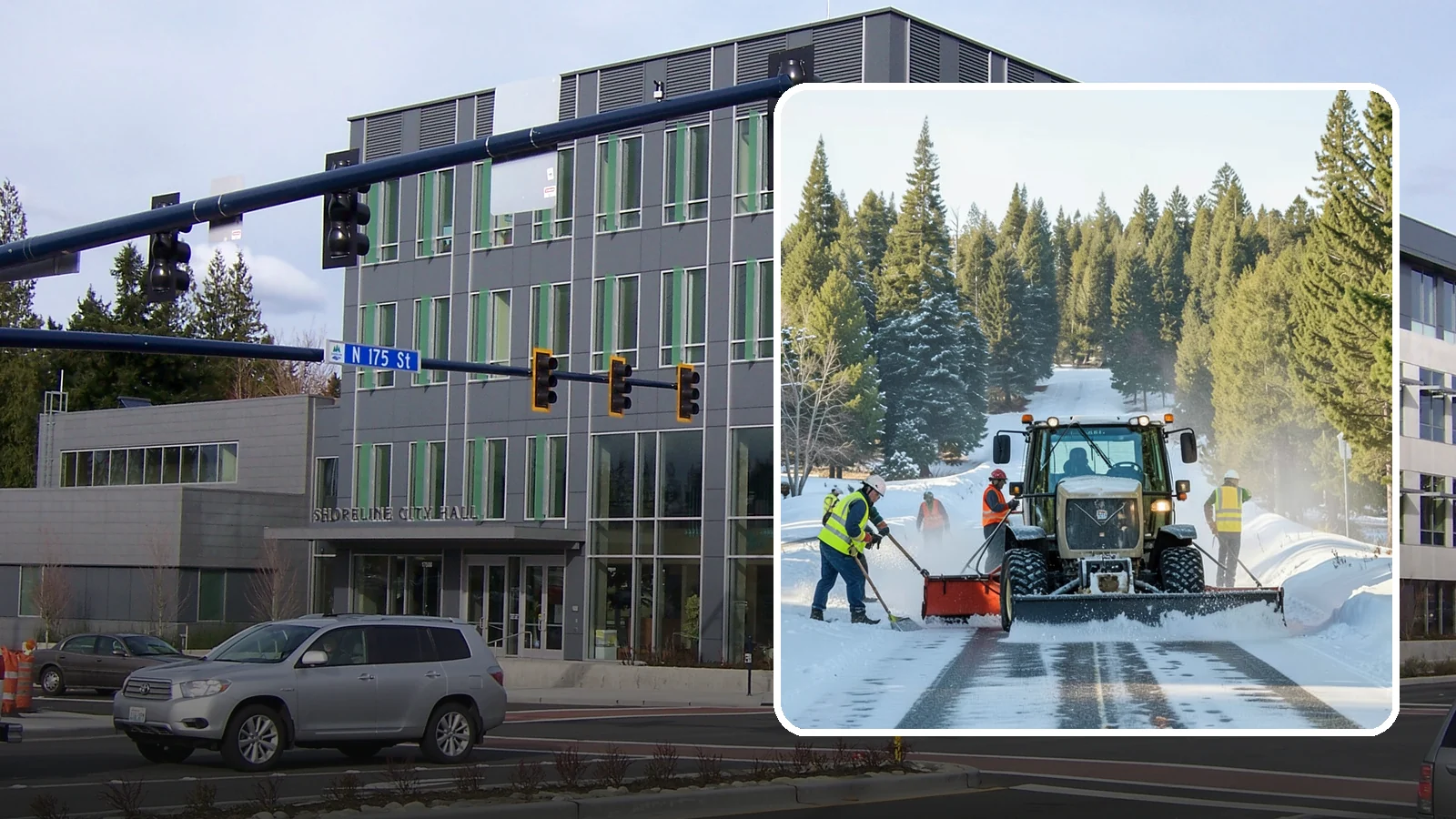 Snow Route Management in Shoreline, King County, WA - Planned, prioritized snow and ice routes that keep an agency's critical corridors and facilities clear.