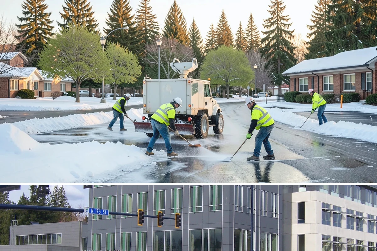 Snow Route Management in Shoreline, King County, WA - Planned before winter and executed on each event through the season.
